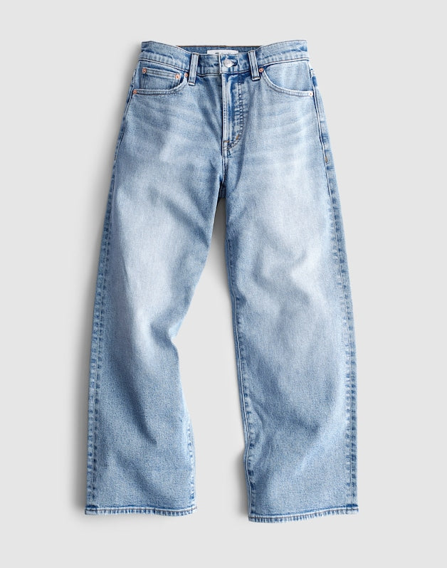 The Tall Perfect Vintage Wide-Leg Crop Jean RAEBROOK WASH