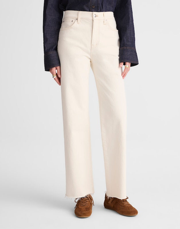 The Short Perfect Vintage Wide-Leg Crop Jean in Vintage Canvas VINTAGE CANVAS