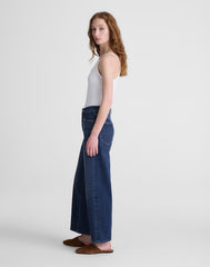The Short Perfect Vintage Wide-Leg Crop Jean MIDNIGHT WATERS WASH