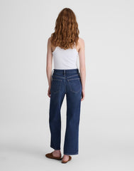 The Short Perfect Vintage Wide-Leg Crop Jean MIDNIGHT WATERS WASH