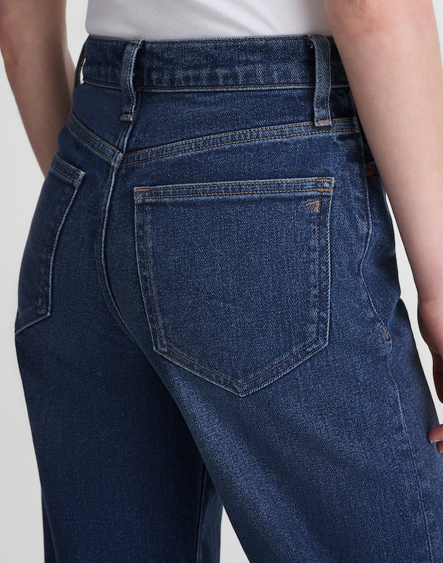 The Short Perfect Vintage Wide-Leg Crop Jean MIDNIGHT WATERS WASH