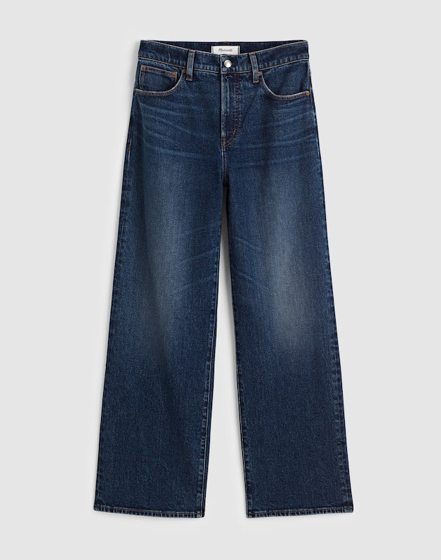 The Short Perfect Vintage Wide-Leg Crop Jean MIDNIGHT WATERS WASH