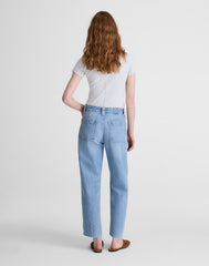 The Darted Utility Barrel-Leg Jean in Faded Horizon FADED HORIZON WASH
