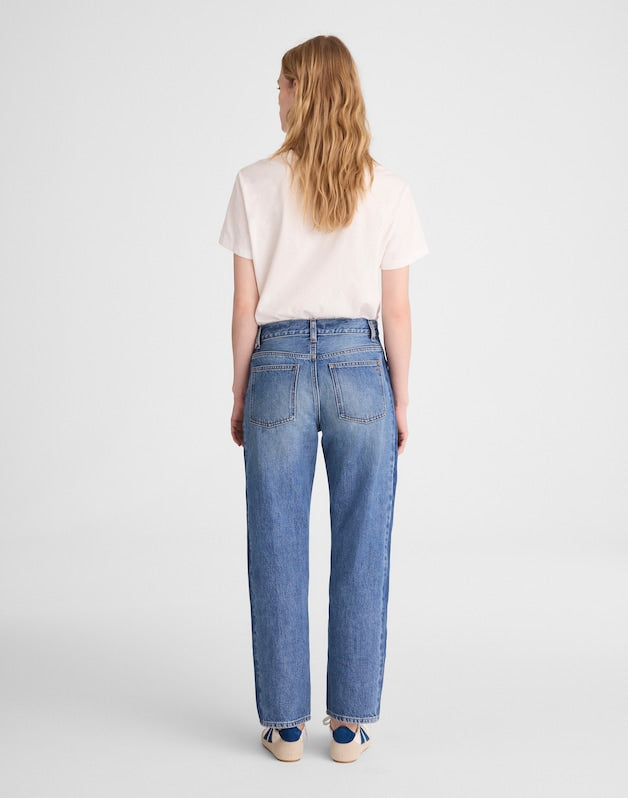 Pieced Barrel-Leg Jeans LINDEN WASH