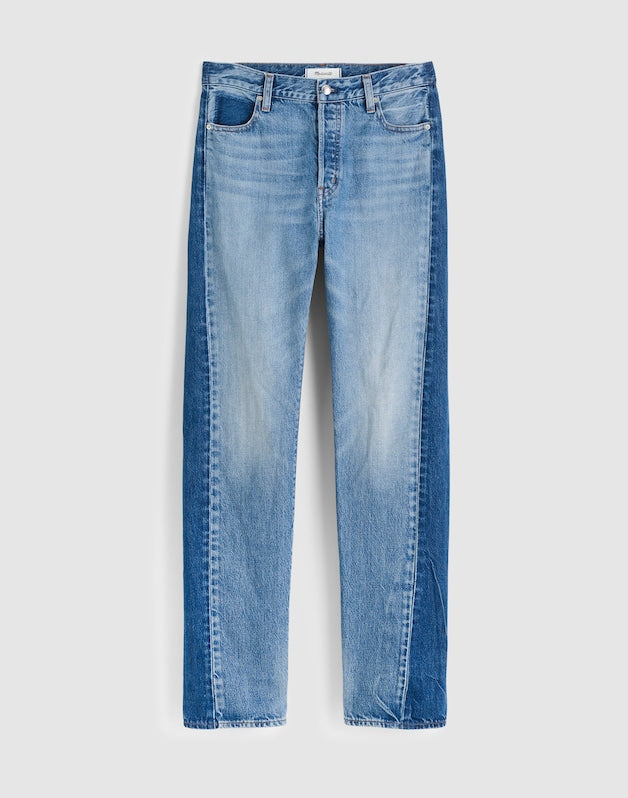 Pieced Barrel-Leg Jeans LINDEN WASH