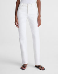 The Tall Longline Straight Jean in Tile White TILE WHITE
