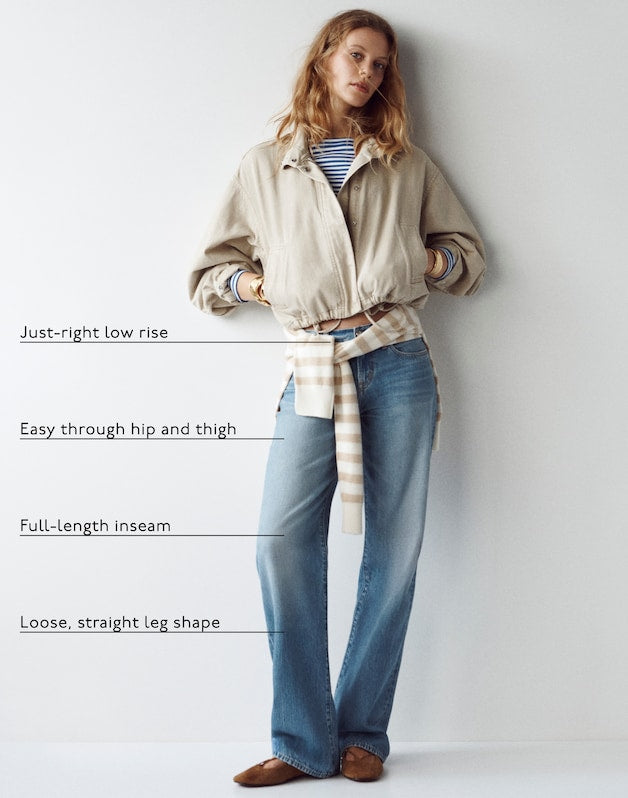 The Low-Rise Loose Jean in Midvale Wash MIDVALE WASH