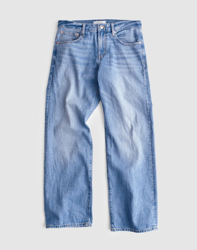 The Short Low-Rise Loose Jean in Midvale Wash MIDVALE WASH