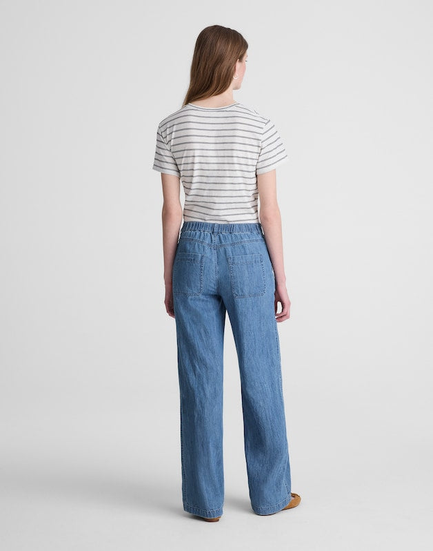 The Zoe Relaxed Straight Denim Pant ULLMAN WASH