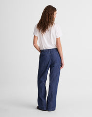 The Short Zoe Relaxed Straight Denim Pant LIGHT RINSE