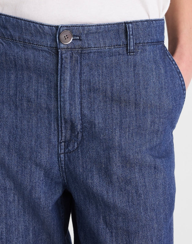 The Zoe Relaxed Straight Denim Pant LIGHT RINSE