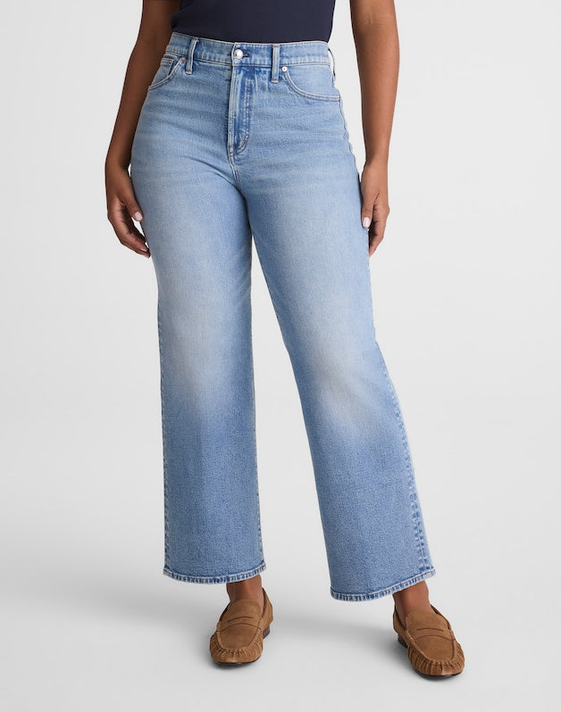 The Tall Curvy Perfect Vintage Wide-Leg Crop Jean RAEBROOK WASH