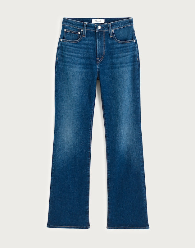 The Curvy Flare Crop Jean in Super Stretch Denim OSGOODE WASH