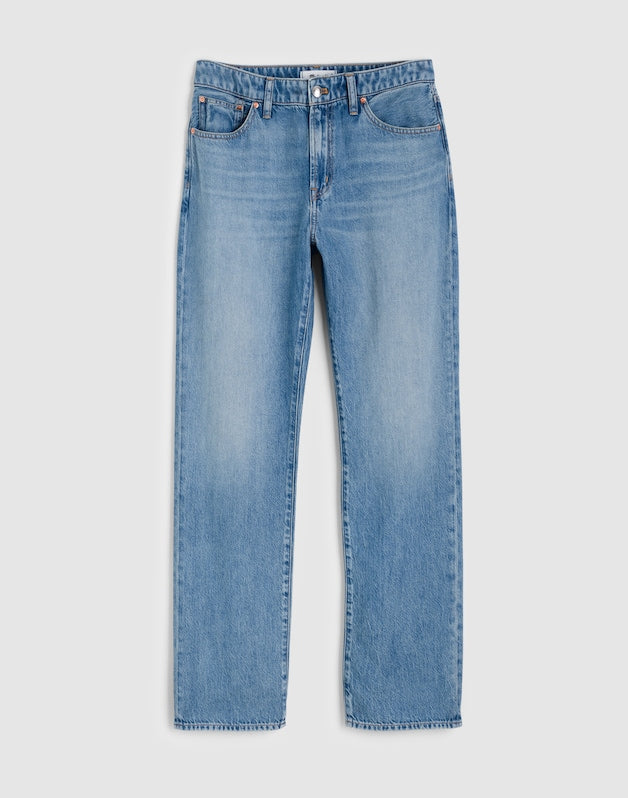 The Curvy Dean Easy Straight Jean in Airy Denim FADED HORIZON WASH