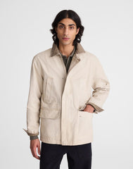 Field Jacket in Cotton Canvas SUNFADED SAGE