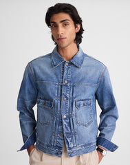 Denim Type 2 Trucker Jacket CARSON WASH