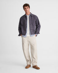 Denim Single-Pocket Jacket INDUSTRIAL BLUE