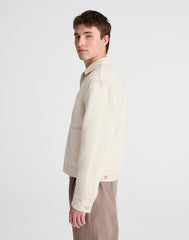 Denim Zip-Front Trucker Jacket HOLBROOK WASH