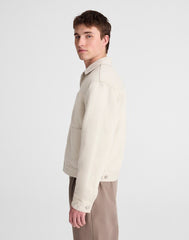 Denim Zip-Front Trucker Jacket HOLBROOK WASH