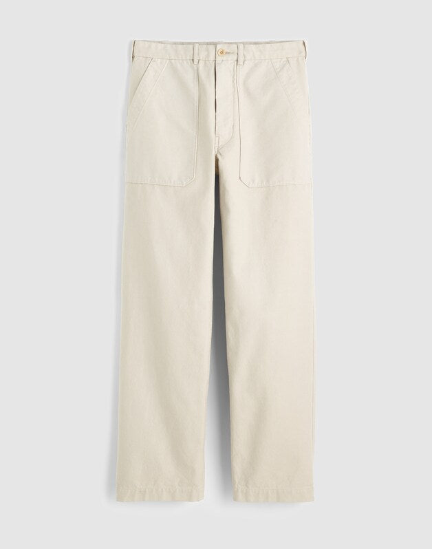 Fatigue Pants in Reverse Sateen STONE