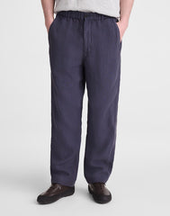 Pull-On Pant in Linen INK