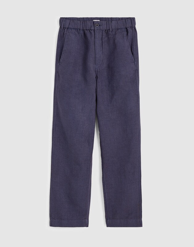 Pull-On Pant in Linen INK