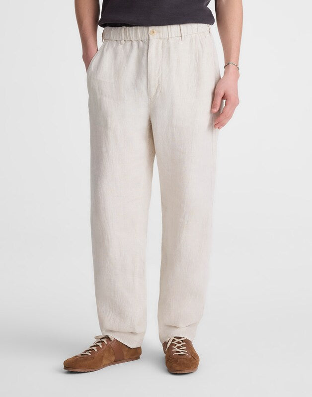 Pull-On Pant in Linen BLEACHED