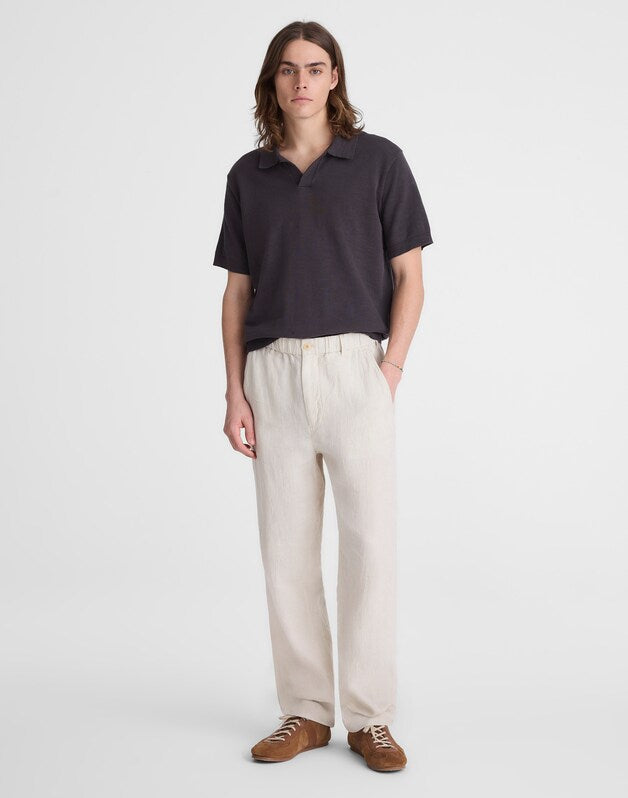 Pull-On Pant in Linen BLEACHED