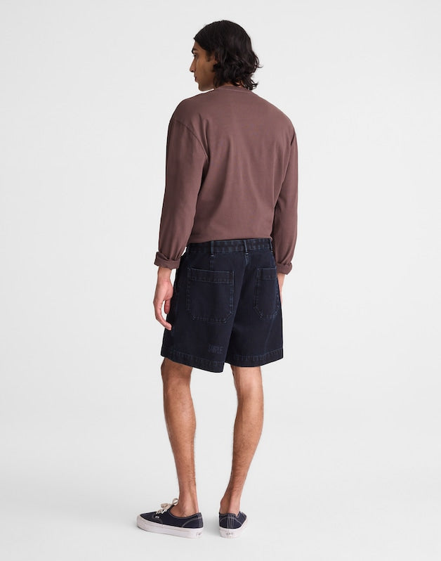 Fatigue Shorts in Overdyed Indigo ROBERSON WASH
