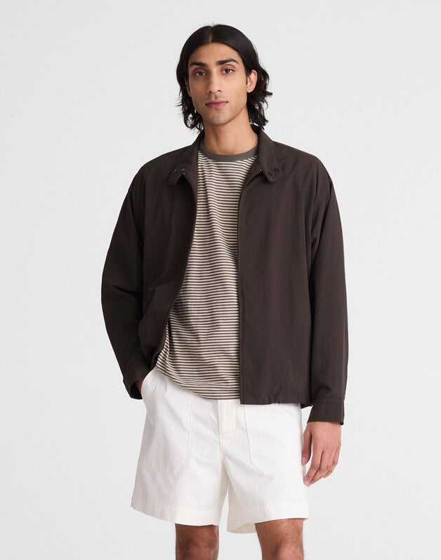 Fatigue Shorts in Herringbone Twill SOFT WHITE