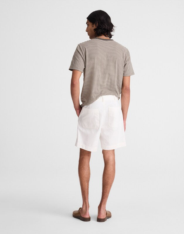 Fatigue Shorts in Herringbone Twill SOFT WHITE