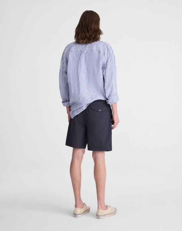 Pull-On Short in Nylon PEPPER