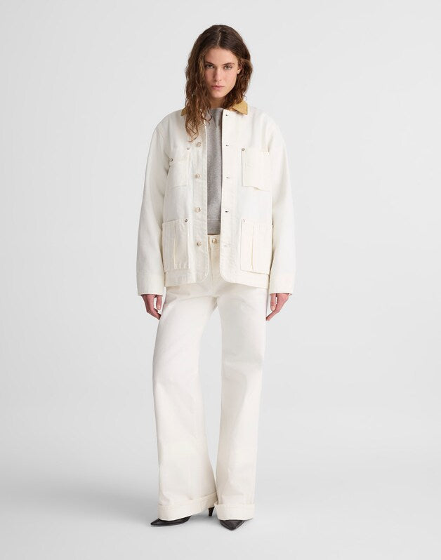 Madewell x Benjamin Talley Smith The Fairview Barn Jacket in Chalk Wash CHALK WASH