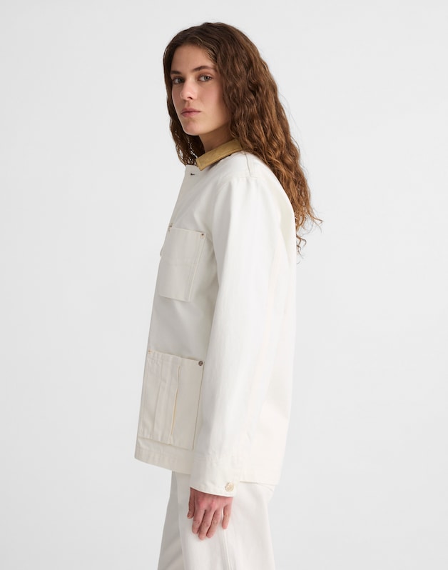 Madewell x Benjamin Talley Smith The Fairview Barn Jacket in Chalk Wash CHALK WASH