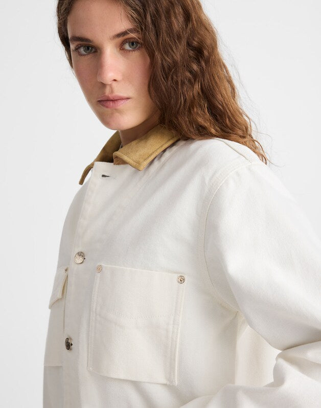 Madewell x Benjamin Talley Smith The Fairview Barn Jacket in Chalk Wash CHALK WASH