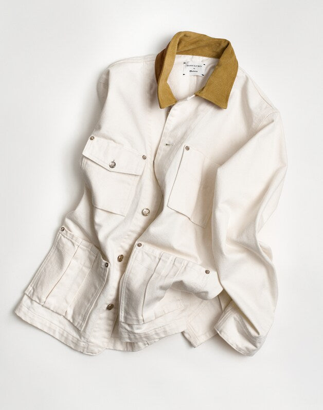 Madewell x Benjamin Talley Smith The Fairview Barn Jacket in Chalk Wash CHALK WASH