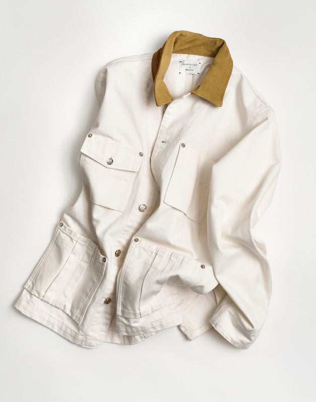 Madewell x Benjamin Talley Smith The Fairview Barn Jacket in Chalk Wash CHALK WASH