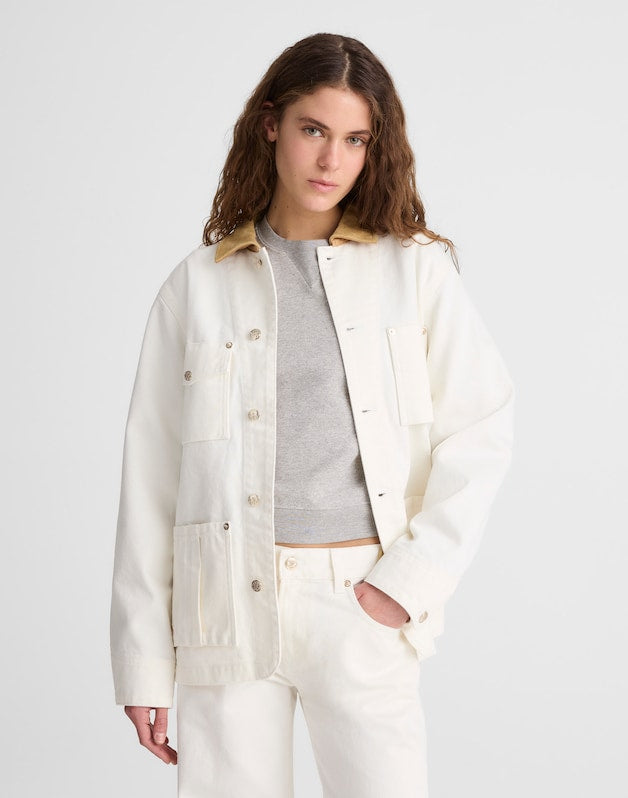 Madewell x Benjamin Talley Smith The Fairview Barn Jacket in Chalk Wash CHALK WASH