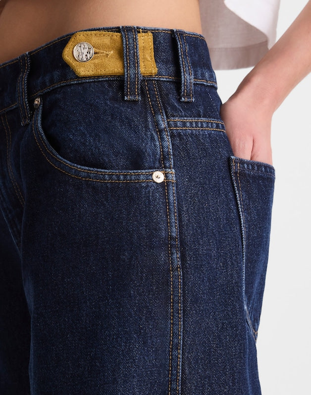 Madewell x Benjamin Talley Smith The Coolidge Low-Rise Wide-Leg Jean in Wells Wash WELLS WASH