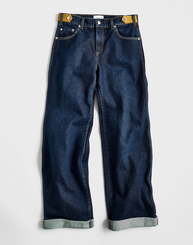 Madewell x Benjamin Talley Smith The Coolidge Low-Rise Wide-Leg Jean in Wells Wash WELLS WASH