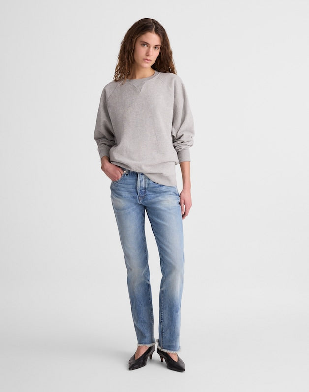 Madewell x Benjamin Talley Smith The Belleview Oversized Sweatshirt HTHR GREY