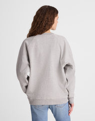 Madewell x Benjamin Talley Smith The Belleview Oversized Sweatshirt HTHR GREY