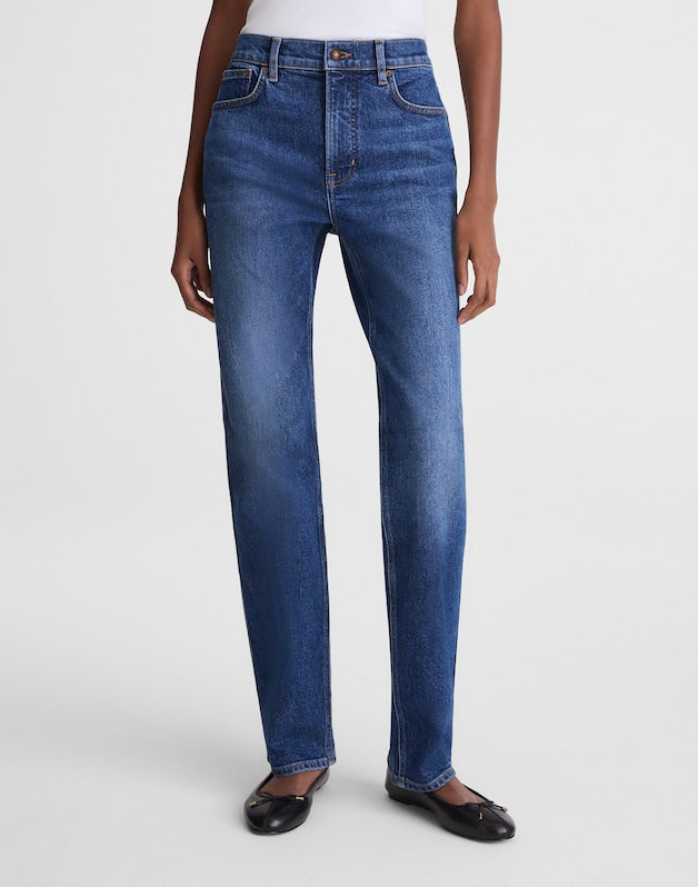 Circular Longline Straight Jean STORM CLOUD WASH