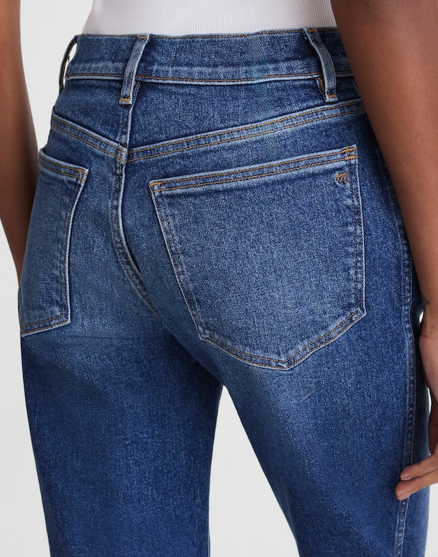 Short Circular Longline Straight Jean STORM CLOUD WASH