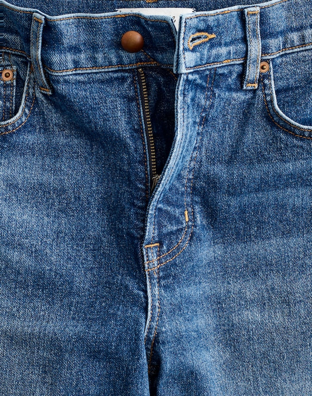 Tall Circular Longline Straight Jean STORM CLOUD WASH