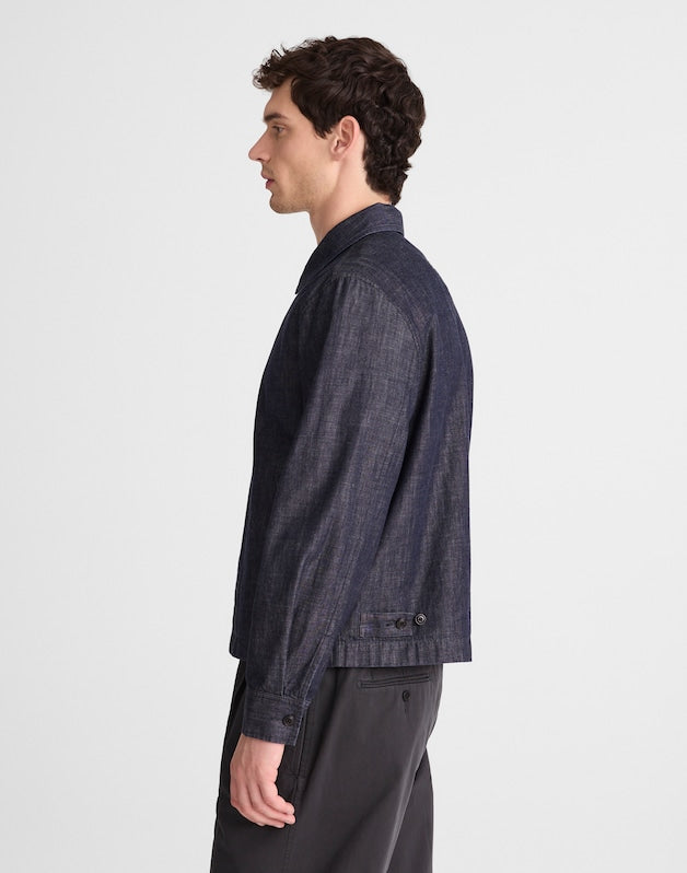 Zip-Front Jacket in Denim INDIGO