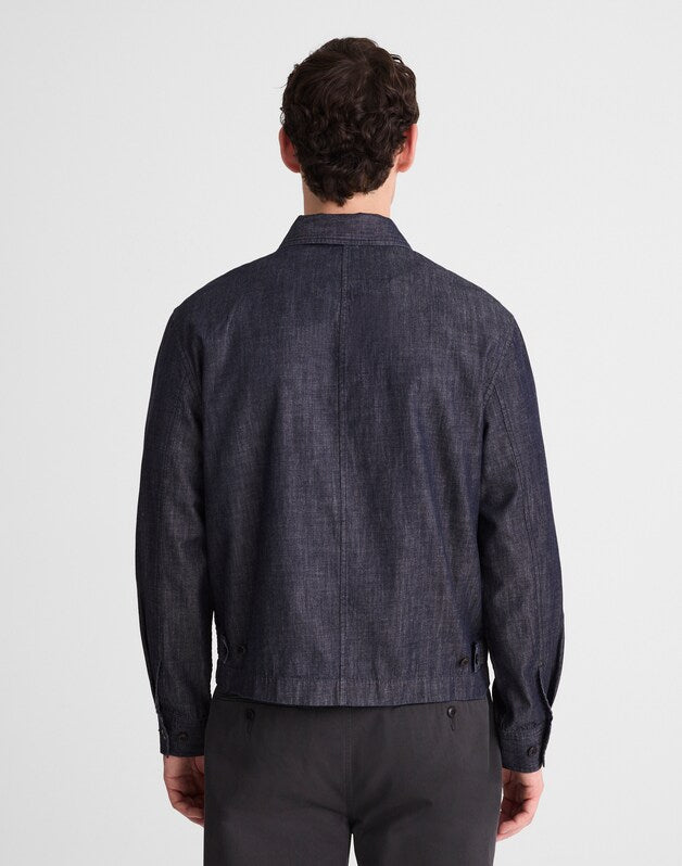 Zip-Front Jacket in Denim INDIGO