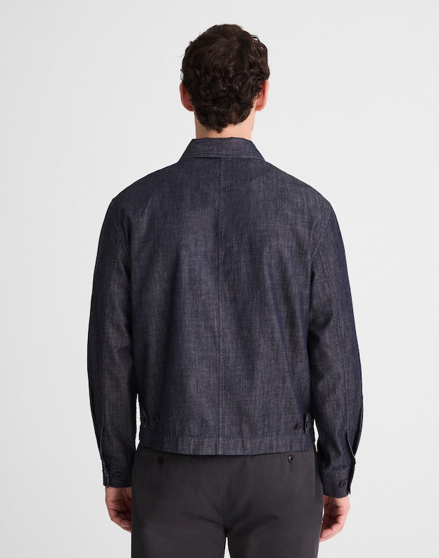 Zip-Front Jacket in Denim INDIGO
