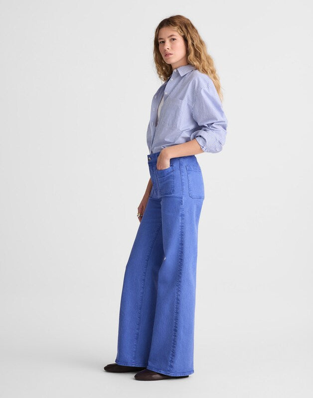 The Emmy Wide-Leg Pant FRENCH BLUE