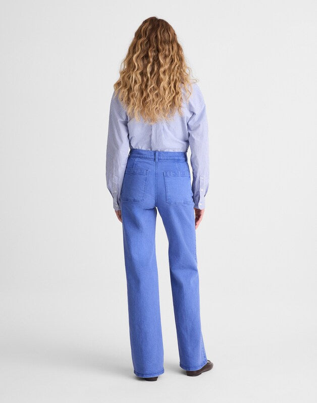 The Emmy Wide-Leg Pant FRENCH BLUE